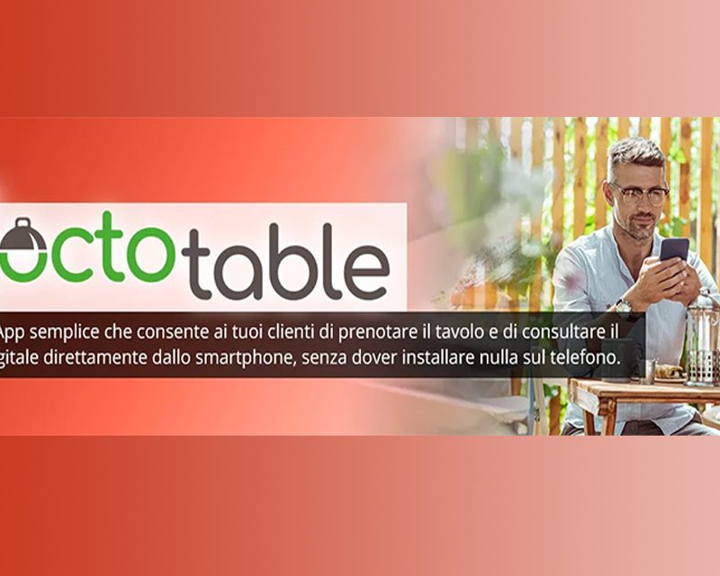 Octotable: la web app per gestire il menu digitale e la prenotazione dei tavoli