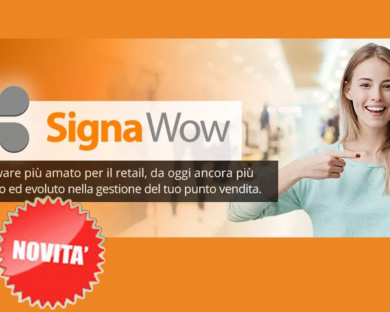Signa Wow il software per negozi abbigliamento