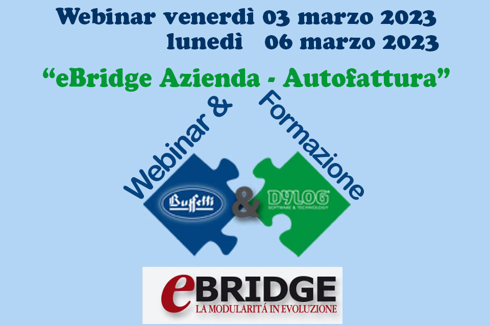 Webinar eBridge Azienda - Autofattura