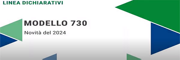 Modello 730 – Novità 2024