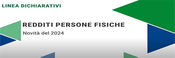 Redditi Persone Fisiche 2024