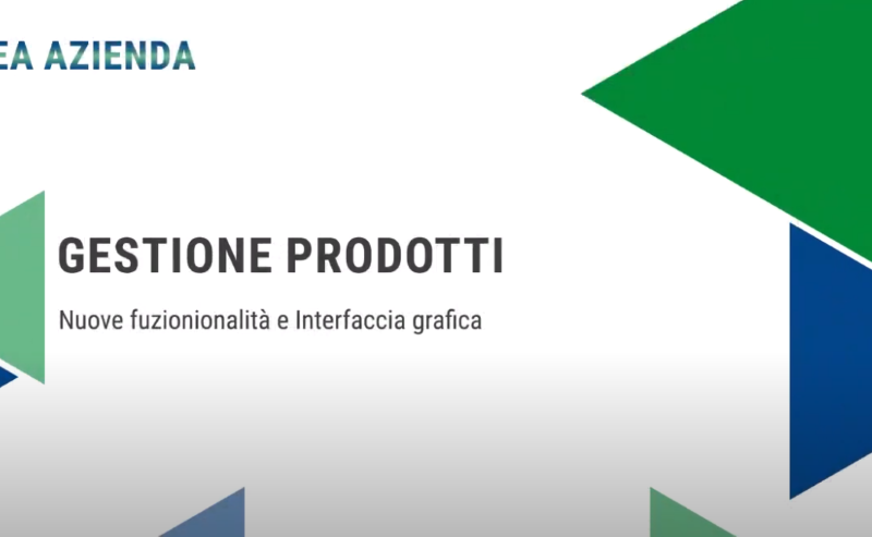 eBridge – Gestione Prodotti – Nuove funzionalità e Interfaccia grafica
